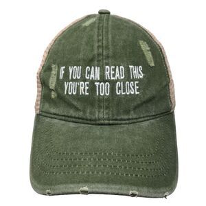 If You Can Read This You're Too Close Snapback Trucker Hat Multi OSFM Mesh Back